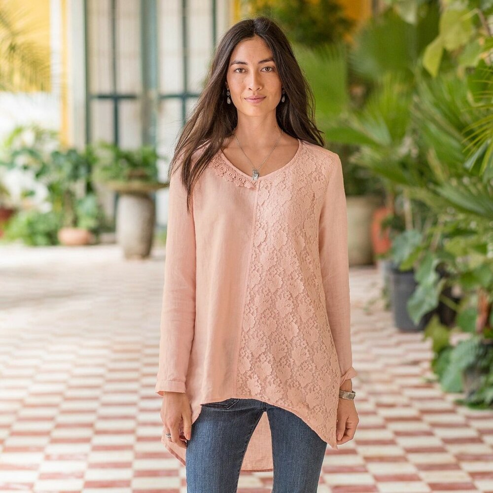 Sundance Tennille Linen Tunic L